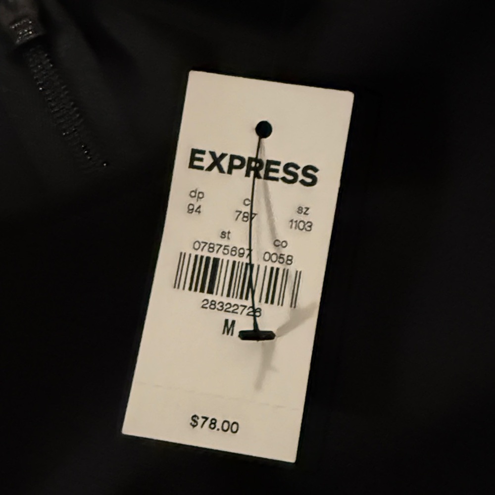 Express Black Ruffle Dress - Picture 5 of 5